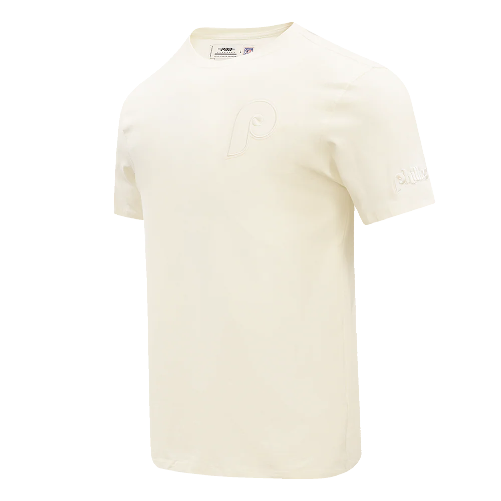 MLB PHILADELPHIA PHILLIES NEUTRAL DROP SHOULDER MEN'S TOP (EGGSHELL) - Image 2