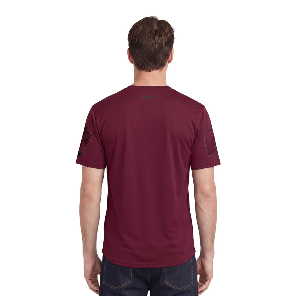 MLB PHILADELPHIA PHILLIES TRIPLE TONAL SJ TEE (WINE) - Image 2