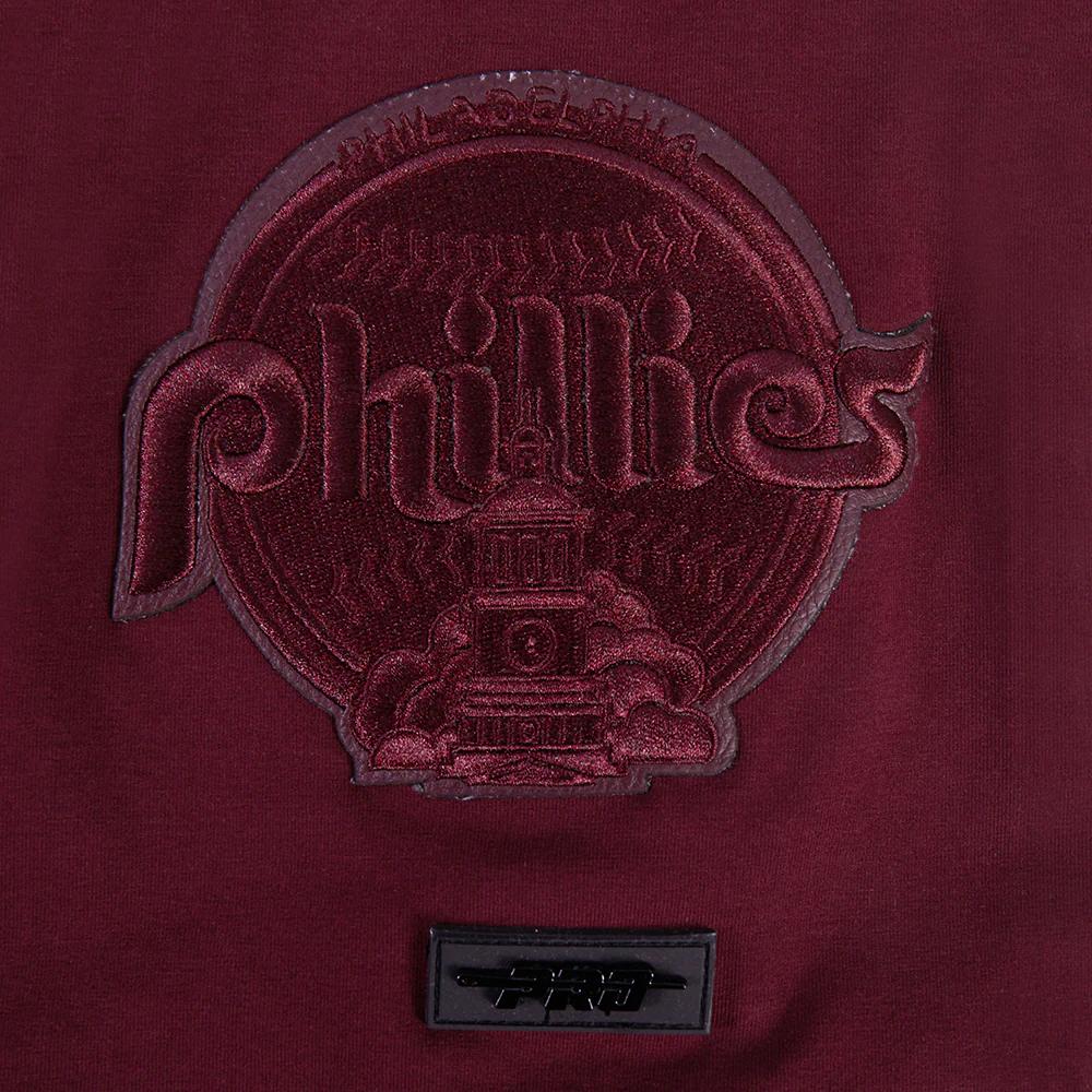 MLB PHILADELPHIA PHILLIES TRIPLE TONAL SJ TEE (WINE) - Image 5