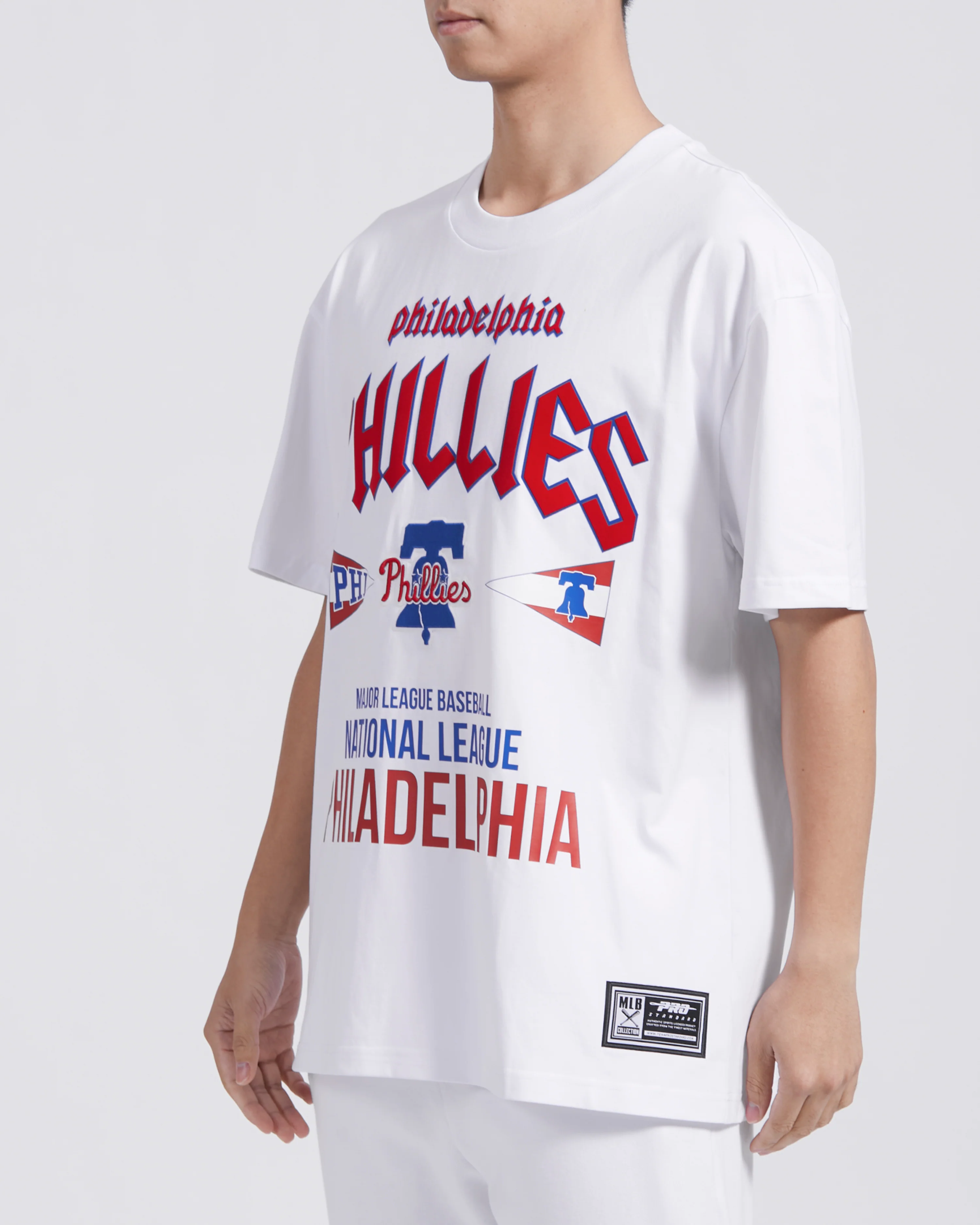 MLB PHILADELPHIA PHILLIES CITY TOUR CJ DROP SHOULDER TEE (WHITE) - Image 2