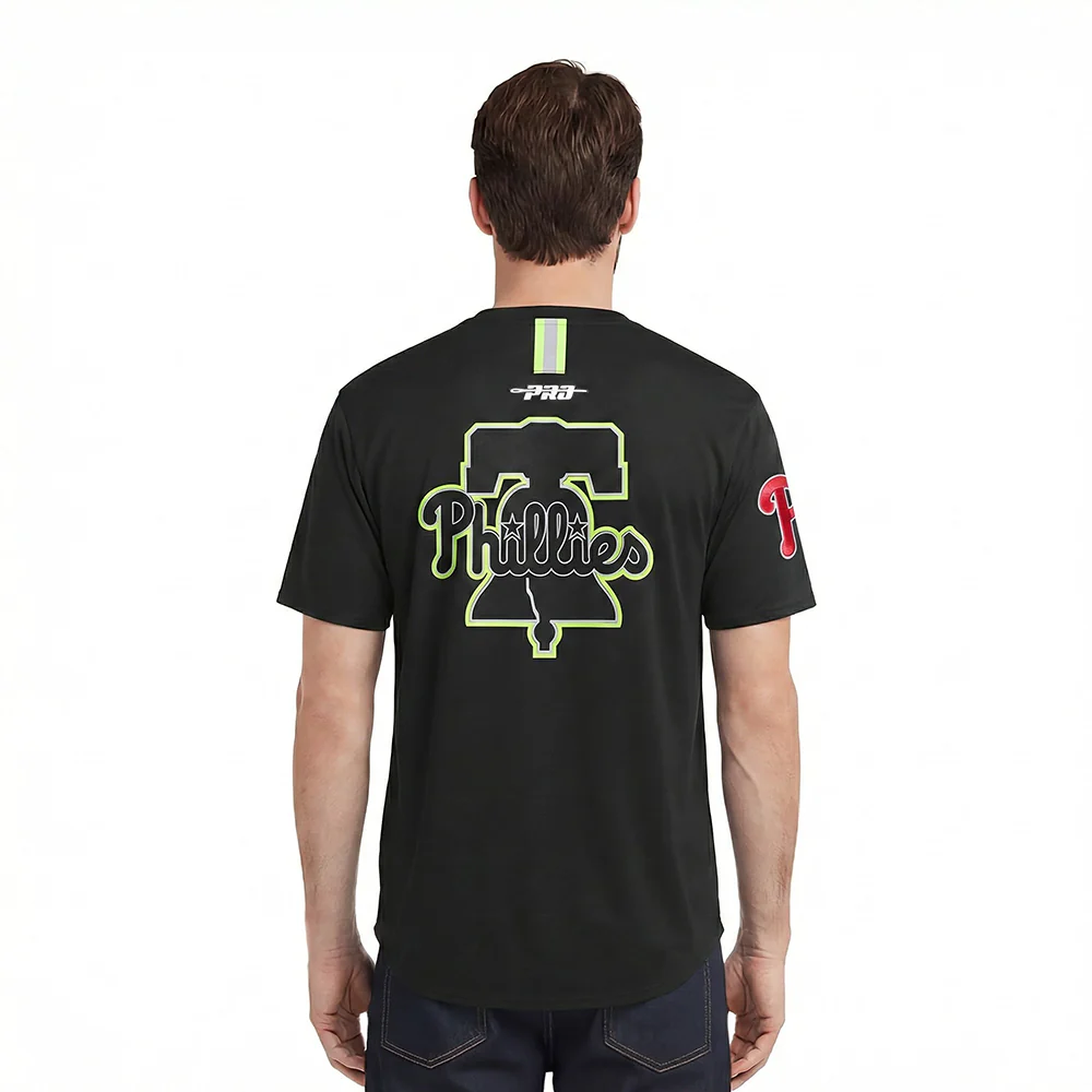 MLB PHILADELPHIA PHILLIES UNDER THE LIGHTS MEN'S SJ TEE (BLACK) - Image 2