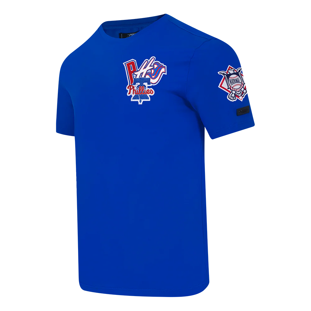 MLB PHILADELPHIA PHILLIES CITY RANSOM MEN'S SINGLE JERSEY TEE (ROYAL BLUE) - Image 3