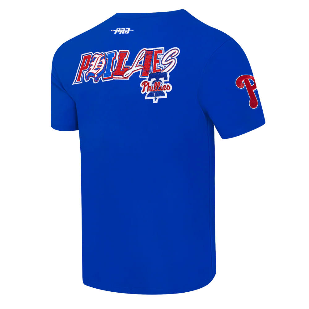MLB PHILADELPHIA PHILLIES CITY RANSOM MEN'S SINGLE JERSEY TEE (ROYAL BLUE) - Image 4