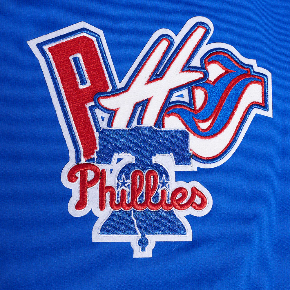 MLB PHILADELPHIA PHILLIES CITY RANSOM MEN'S SINGLE JERSEY TEE (ROYAL BLUE) - Image 7