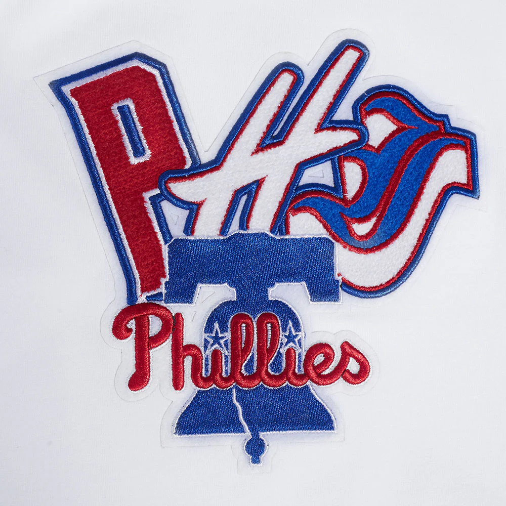 MLB PHILADELPHIA PHILLIES CITY RANSOM MEN'S SINGLE JERSEY TEE (WHITE) - Image 7