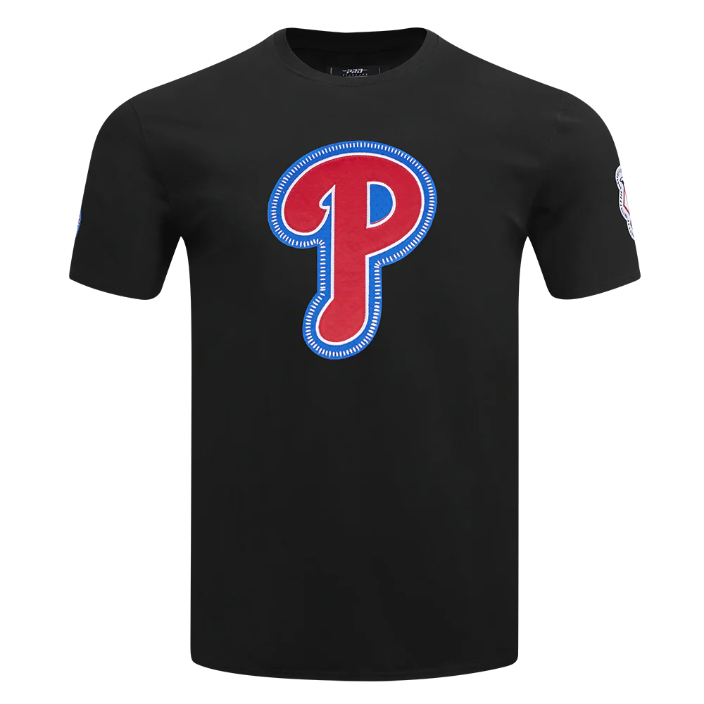 MLB PHILADELPHIA PHILLIES DIY PICK STITCH MEN'S SINGLE JERSEY TOP (BLACK) - Image 5