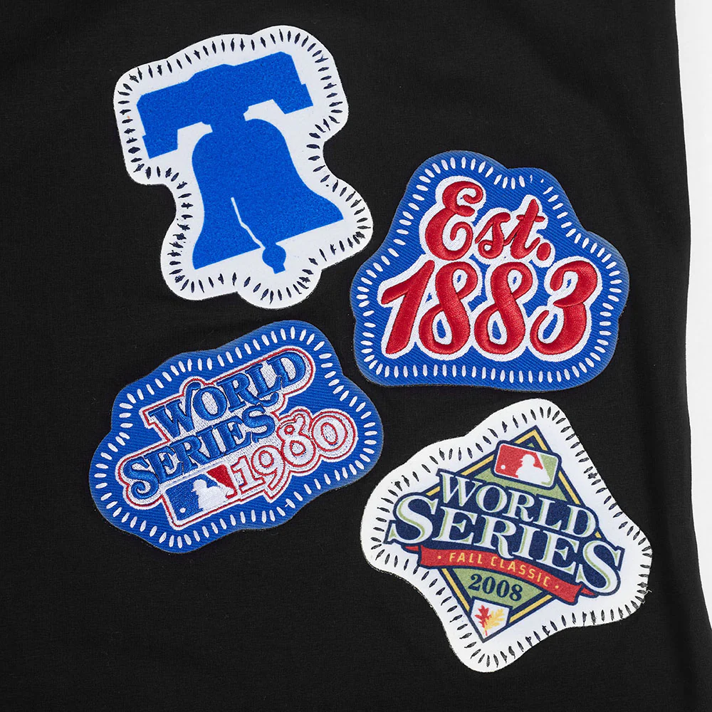 MLB PHILADELPHIA PHILLIES DIY PICK STITCH MEN'S SINGLE JERSEY TOP (BLACK) - Image 9