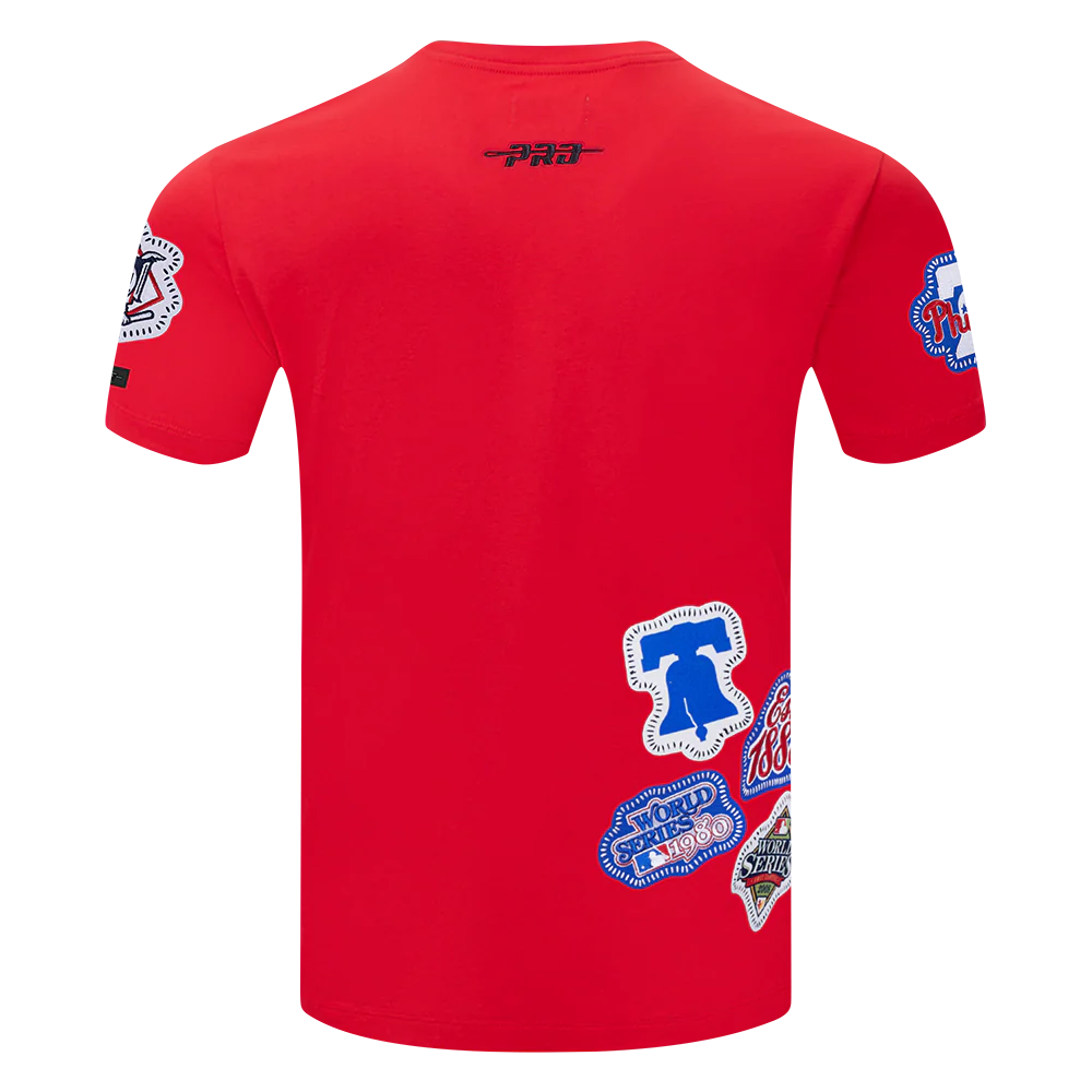 MLB PHILADELPHIA PHILLIES DIY PICK STITCH MEN'S SINGLE JERSEY TOP (RED) - Image 3