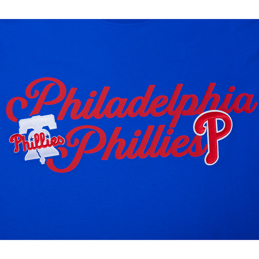 MLB PHILADELPHIA PHILLIES SOUVENIR MEN'S SINGLE JERSEY TOP (ROYAL BLUE) - Image 5
