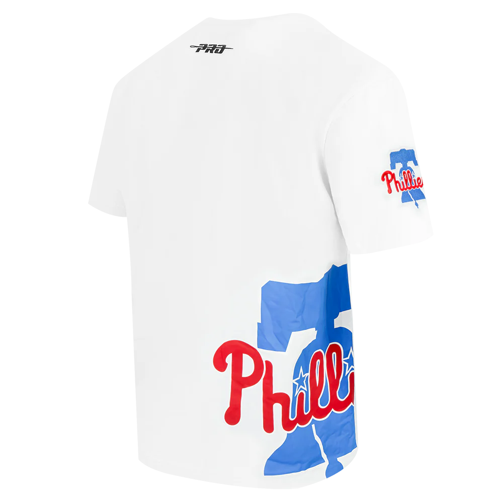 MLB PHILADELPHIA PHILLIES LIVING LARGE MEN'S CJ DROP SHOULDER TOP (WHITE) - Image 4