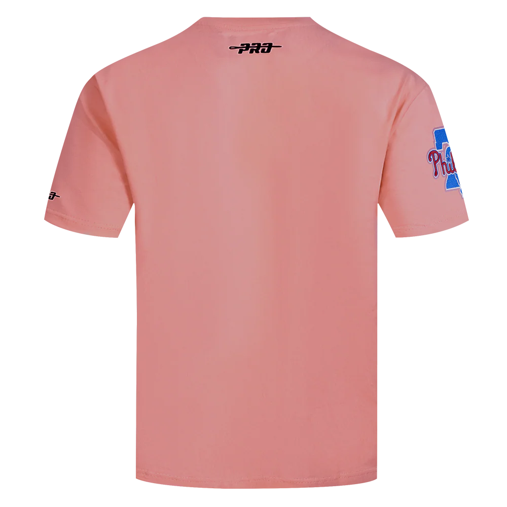 MLB PHILADELPHIA PHILLIES  STAMPED MEN'S S/S TOP (DUSTY PINK) - Image 5