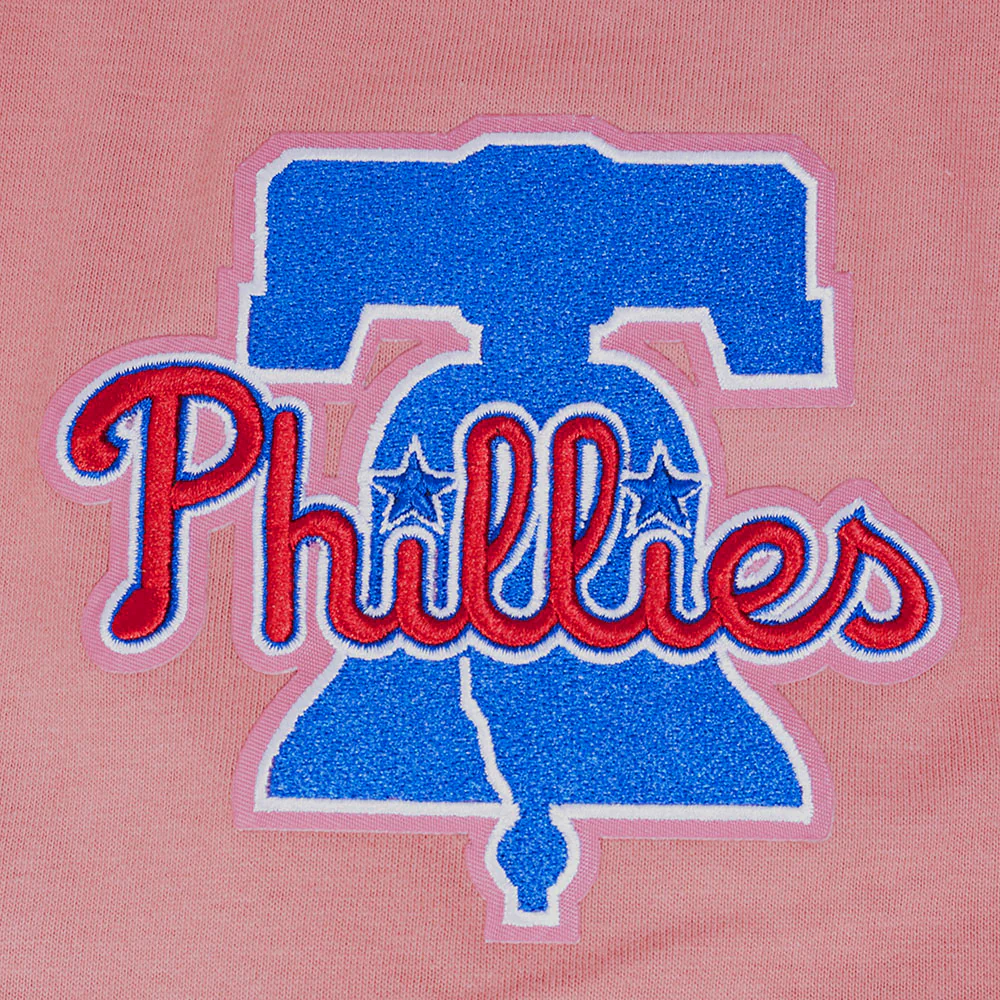 MLB PHILADELPHIA PHILLIES  STAMPED MEN'S S/S TOP (DUSTY PINK) - Image 8