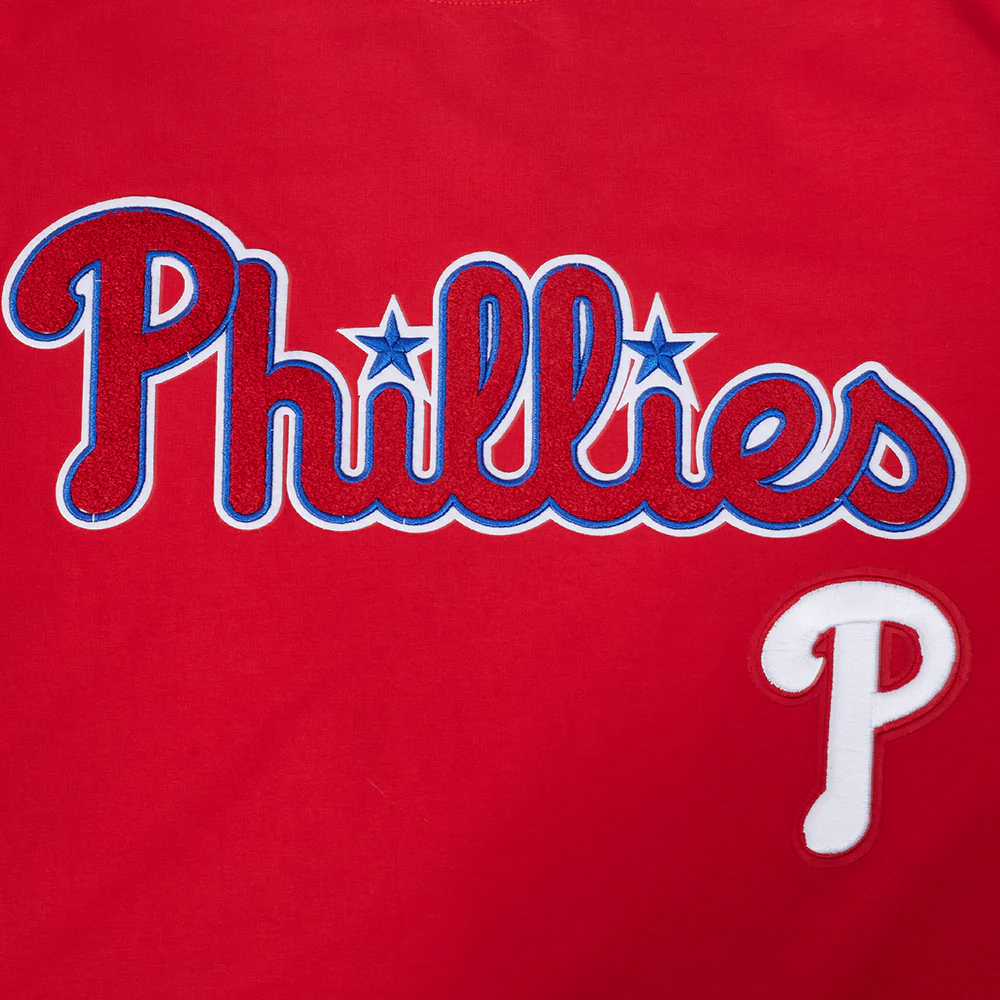 MLB PHILADELPHIA PHILLIES CLASSIC CHENILLE MEN'S SJ TOP (RED) - Image 7