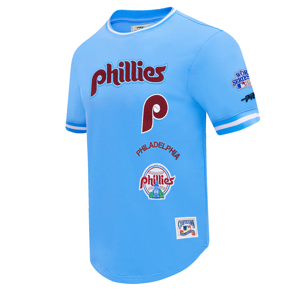 MLB PHILADELPHIA PHILLIES RETRO CLASSICS MEN'S DK TOP (UNIVERSITY BLUE) - Image 2