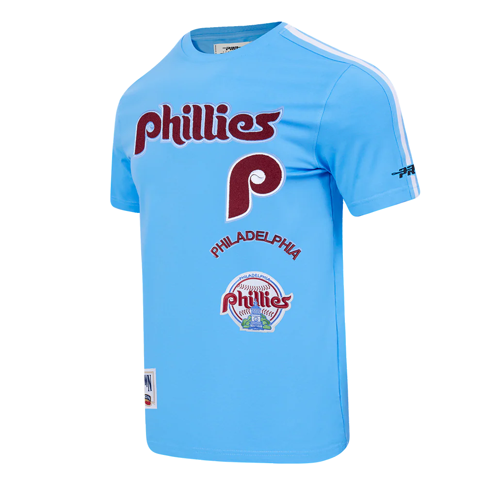 MLB PHILADELPHIA PHILLIES RETRO CLASSICS MEN'S SJ TAPING TOP (UNIVERSITY BLUE) - Image 5