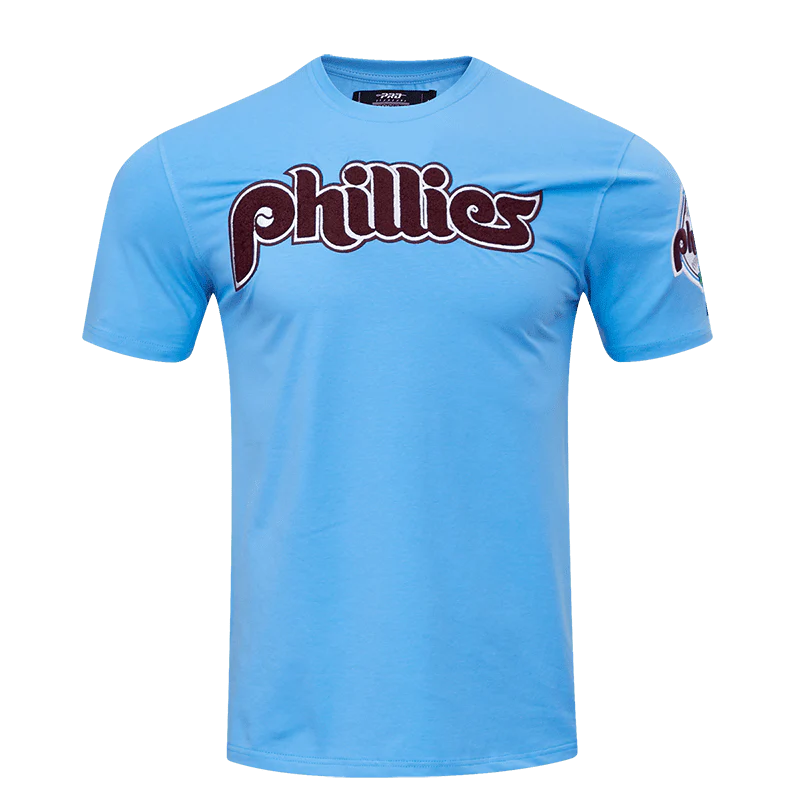 MLB PHILADELPHIA PHILLIES CLASSIC CHENILLE MEN'S TOP (UNIVERSITY BLUE)