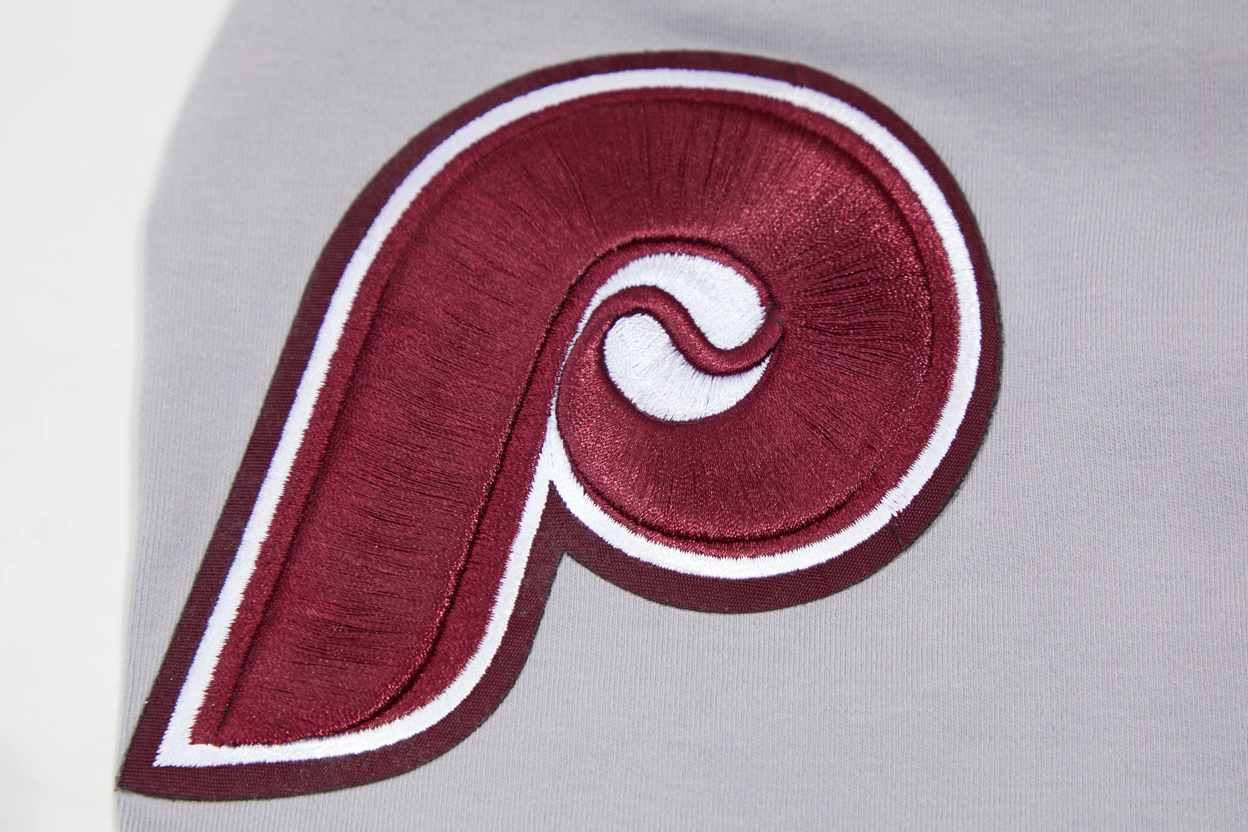 MLB PHILADELPHIA PHILLIES CLASSIC CHENILLE MEN'S S/S TEE (GRAY) - Image 7
