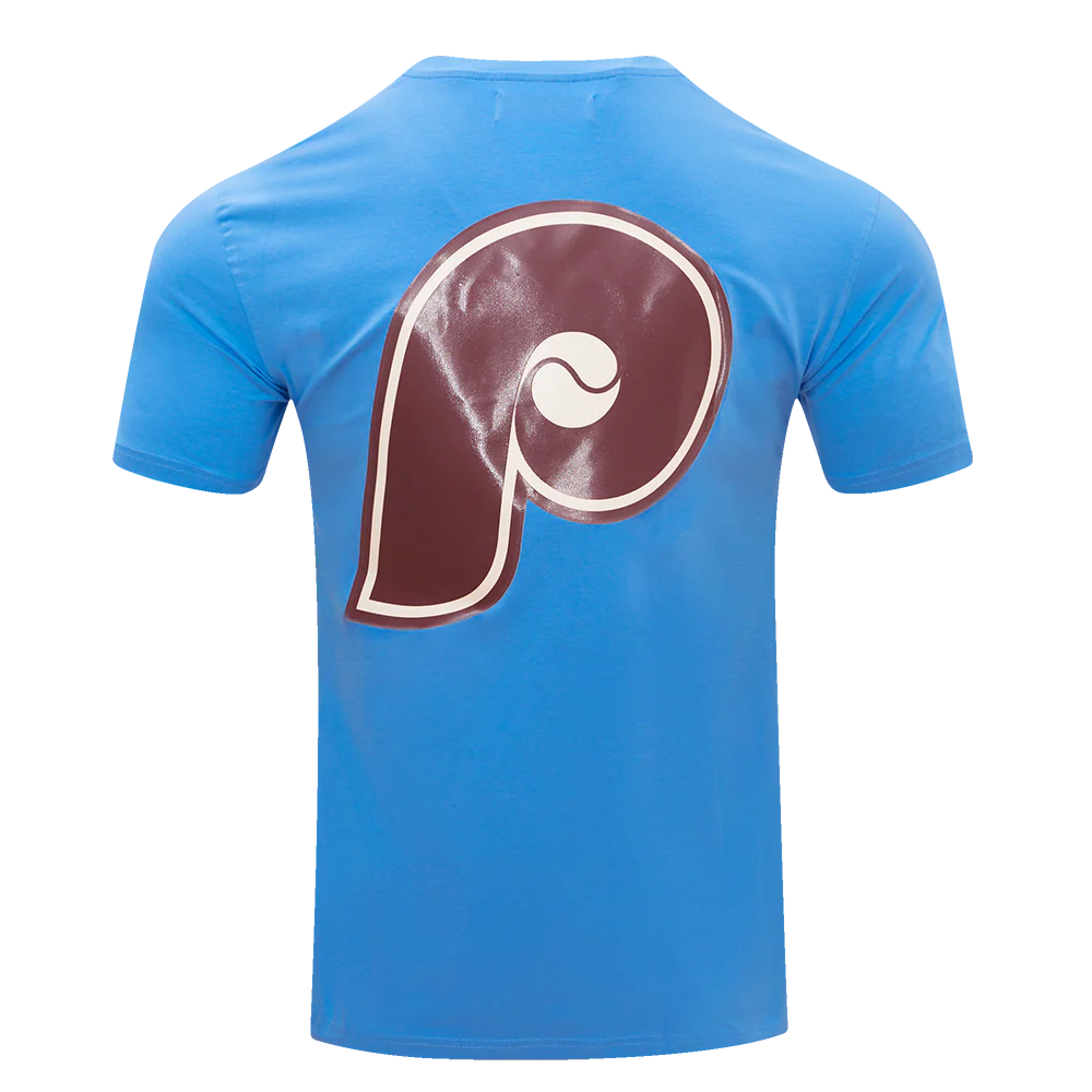 MLB PHILADELPHIA PHILLIES LOGO PRO TEAM MEN'S TAPING TOP (UNIVERSITY BLUE/ WINE) - Image 11