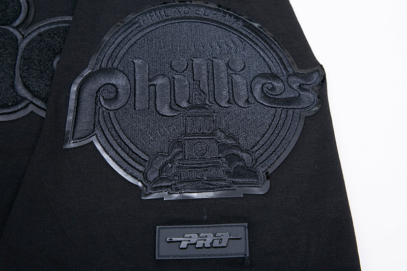 MLB PHILADELPHIA PHILLIES TRIPLE BLACK MEN'S TOP (TRIPLE BLACK) - Image 7