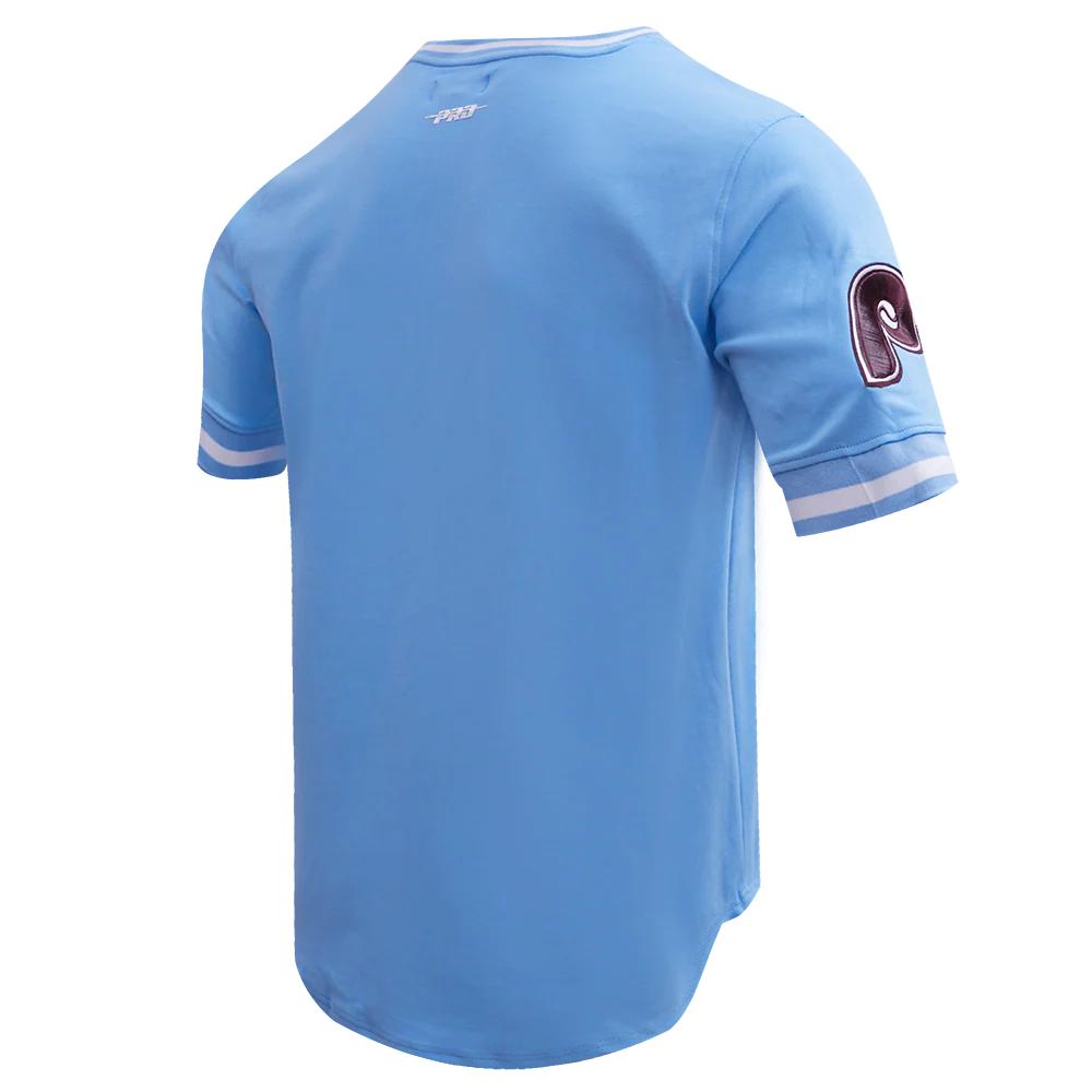 MLB PHILADELPHIA PHILLIES RETRO CLASSIC MEN'S TOP (UNIVERSITY BLUE) - Image 3