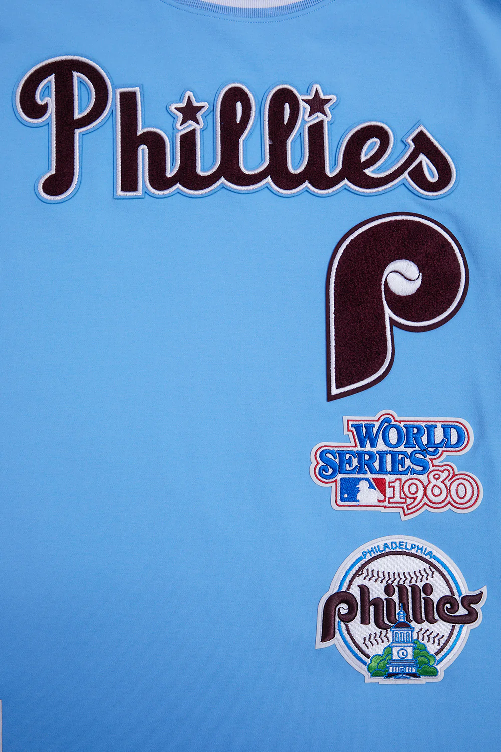 MLB PHILADELPHIA PHILLIES RETRO CLASSIC MEN'S TOP (UNIVERSITY BLUE) - Image 5