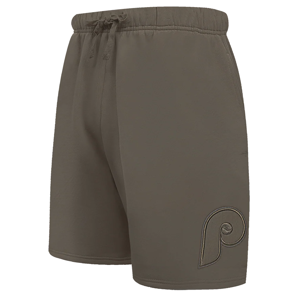 MLB PHILADELPHIA PHILLIES NEUTRAL MEN'S SHORT (DARK TAUPE)