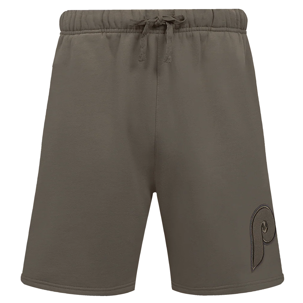 MLB PHILADELPHIA PHILLIES NEUTRAL MEN'S SHORT (DARK TAUPE) - Image 2