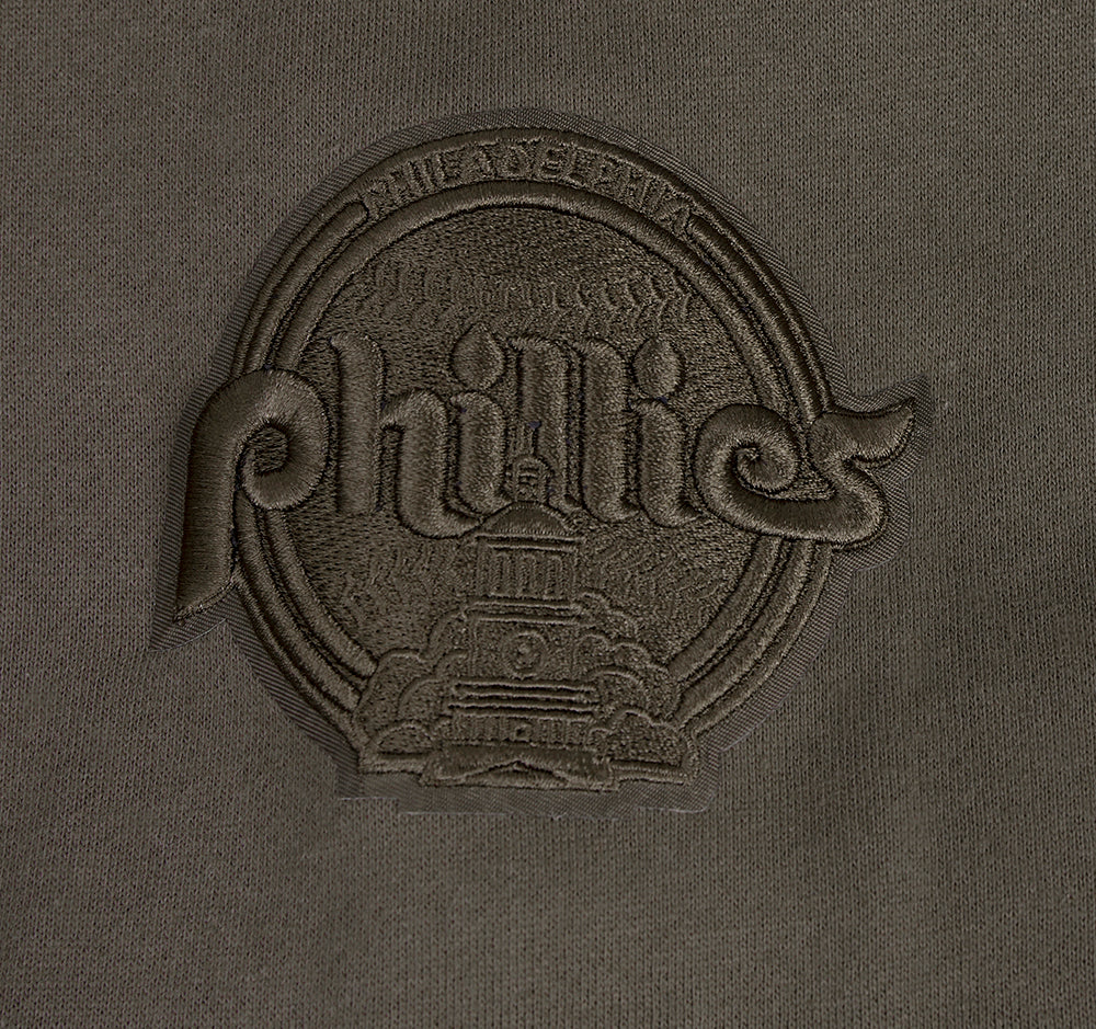 MLB PHILADELPHIA PHILLIES NEUTRAL MEN'S SHORT (DARK TAUPE) - Image 5
