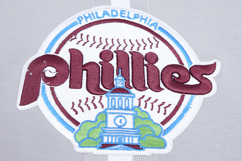 MLB PHILADELPHIA PHILLIES CLASSIC CHENILLE MEN'S SHORT (GRAY) - Image 6