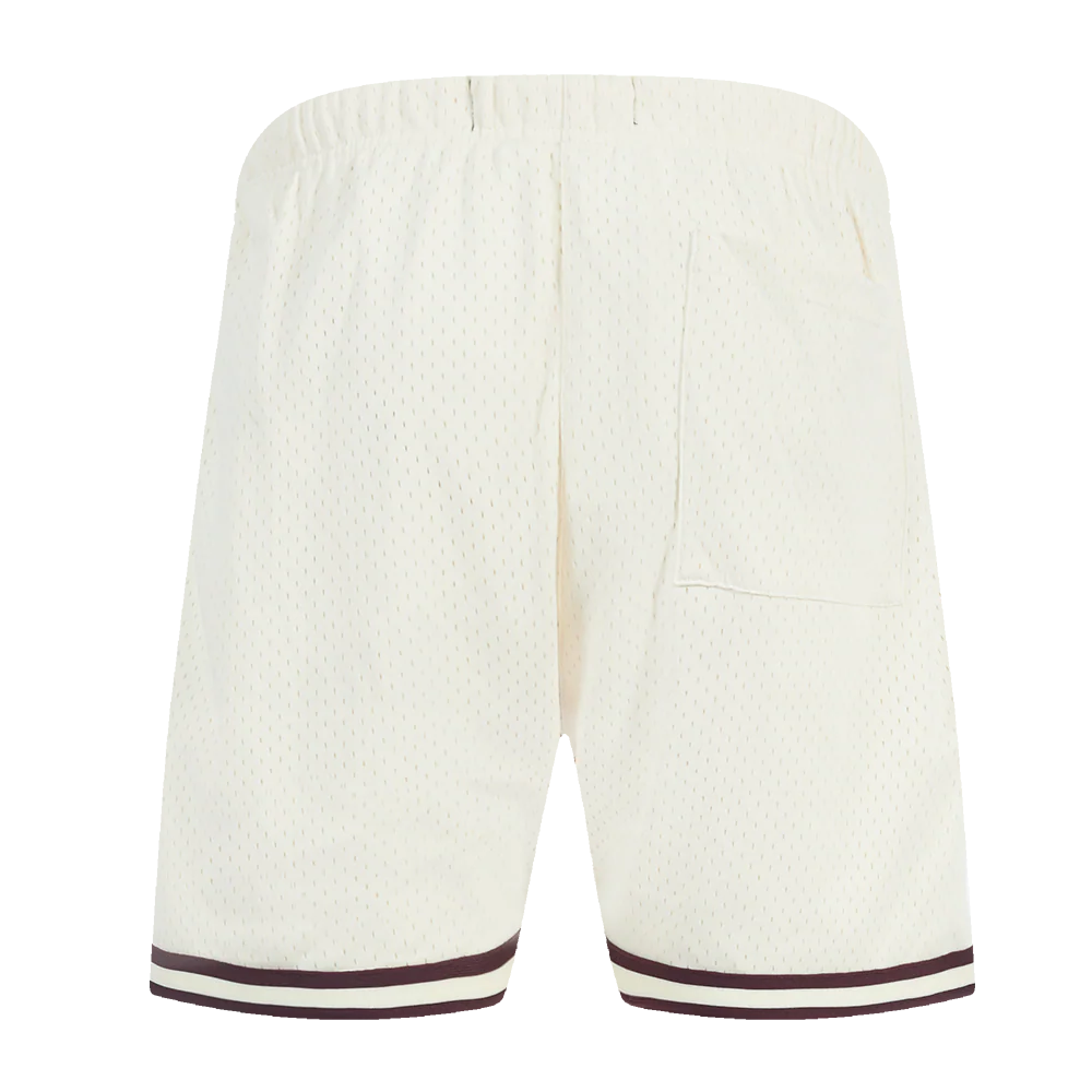 MLB PHILADELPHIA PHILLIES RETRO LOGO MEN'S MESH SHORT (EGGSHELL/WINE) - Image 3