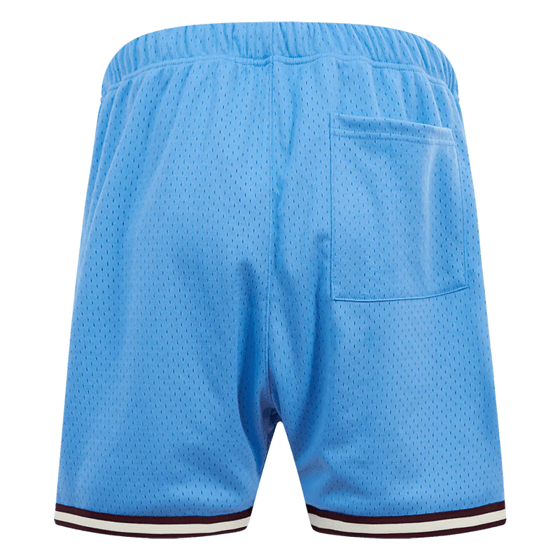 MLB PHILADELPHIA PHILLIES RETRO LOGO MEN'S MESH SHORT (UNIVERSITY BLUE/ WINE) - Image 5