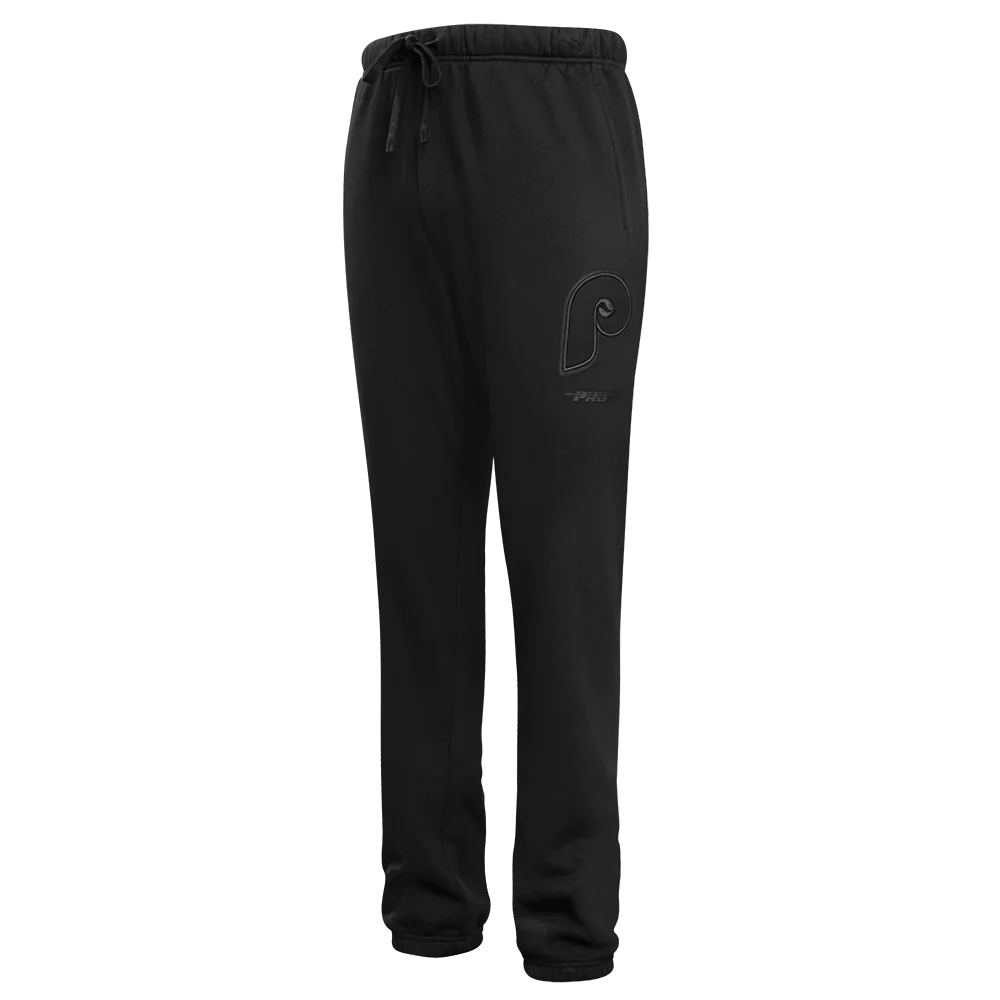 MLB PHILADELPHIA PHILLIES NEUTRAL MEN'S SWEATPANT (BLACK)