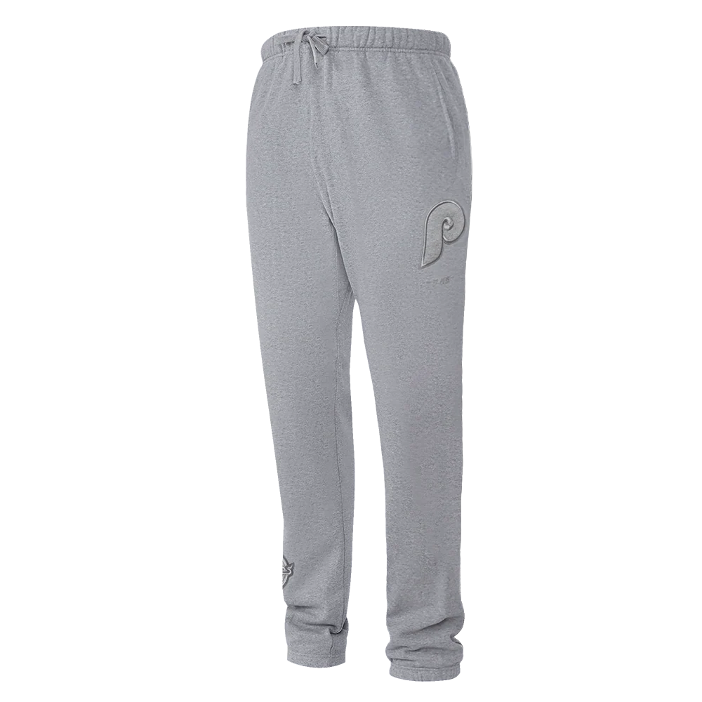 MLB PHILADELPHIA PHILLIES NEUTRAL MEN'S SWEATPANT (DARK HEATHER GRAY)