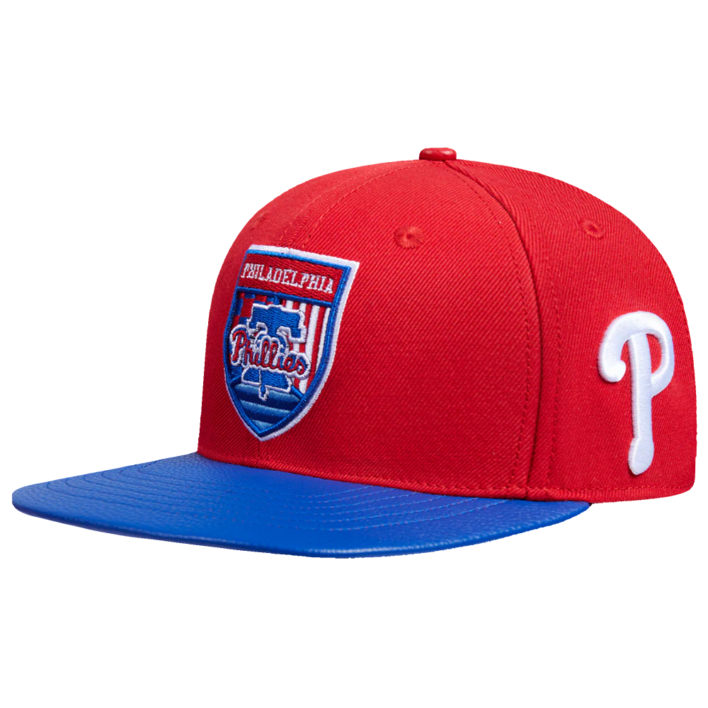 MLB PHILADELPHIA PHILLIES FAST LANE STRAPBACK HAT (RED) - Image 2