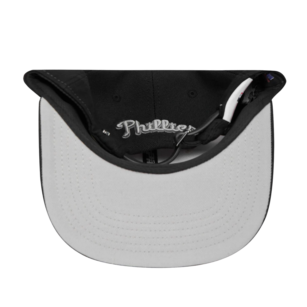MLB PHILADELPHIA PHILLIES REVERSE FRENCH TERRY WOOL BLEND PRO SI (EGGSHELL/ BLACK) - Image 7