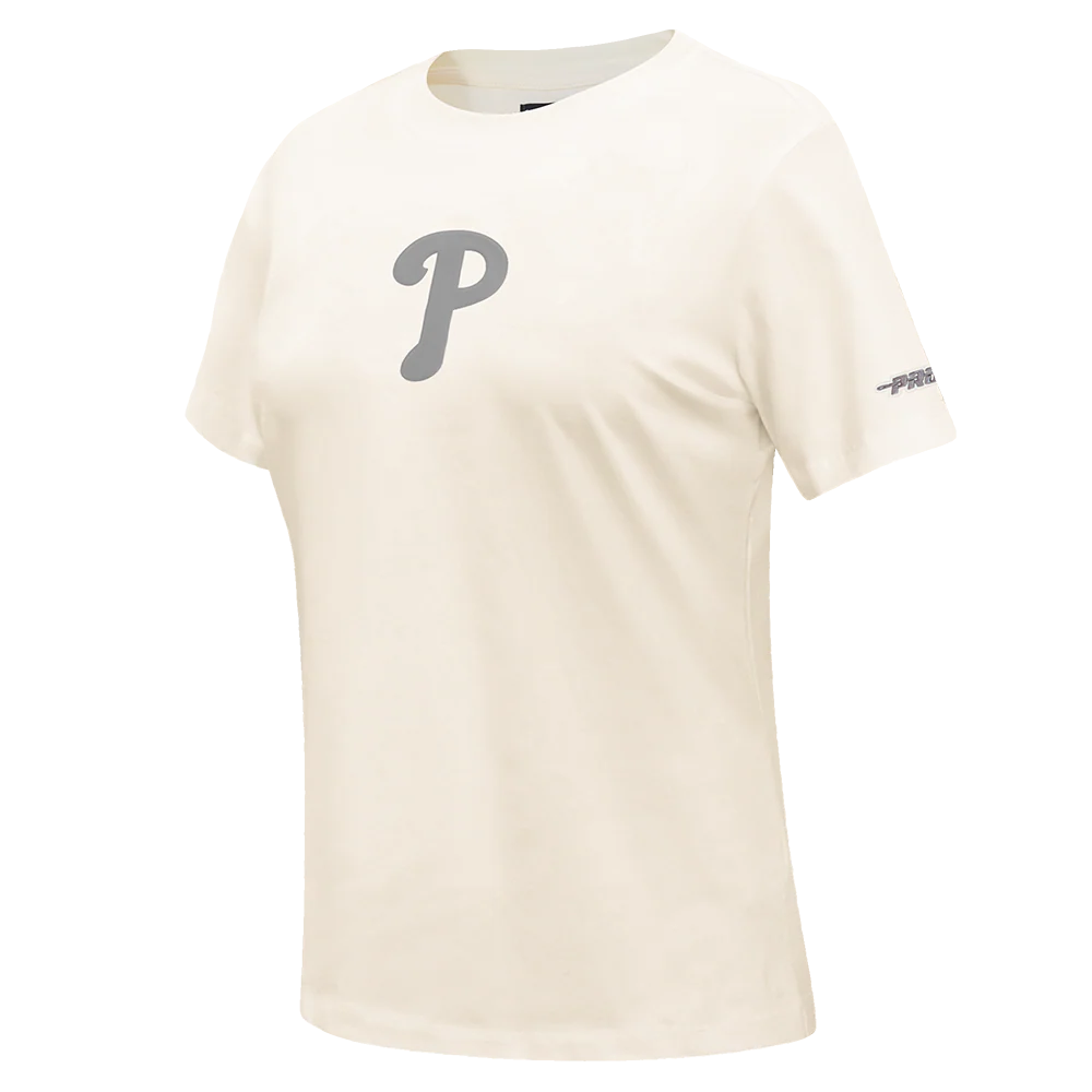 MLB PHILADELPHIA PHILLIES STREET TEAM WOMEN'S SJ SLIM FIT TEE (EGGSHELL) - Image 3