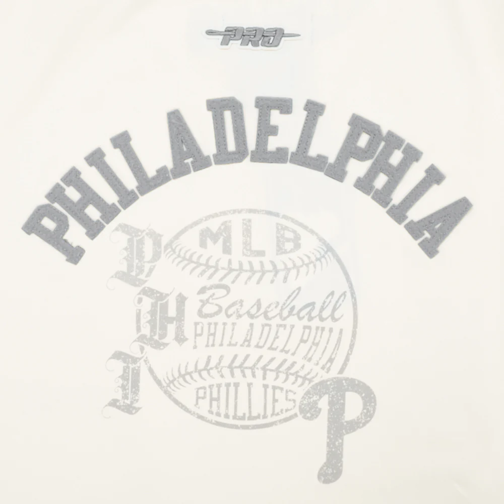 MLB PHILADELPHIA PHILLIES STREET TEAM WOMEN'S SJ SLIM FIT TEE (EGGSHELL) - Image 6