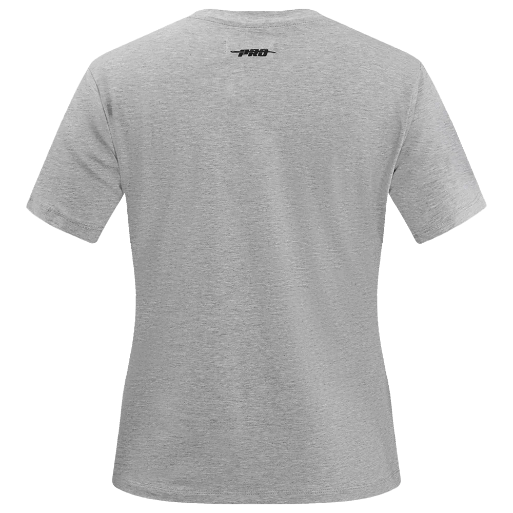 MLB PHILADELPHIA PHILLIES RETRO CLASSIC SHORT SLEEVE WOMEN'S SLIM FIT TOP (HEATHER GREY) - Image 3