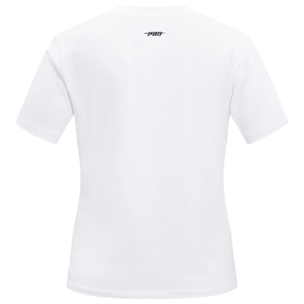 MLB PHILADELPHIA PHILLIES RETRO CLASSIC SHORT SLEEVE WOMEN'S SLIM FIT TOP (WHITE) - Image 3