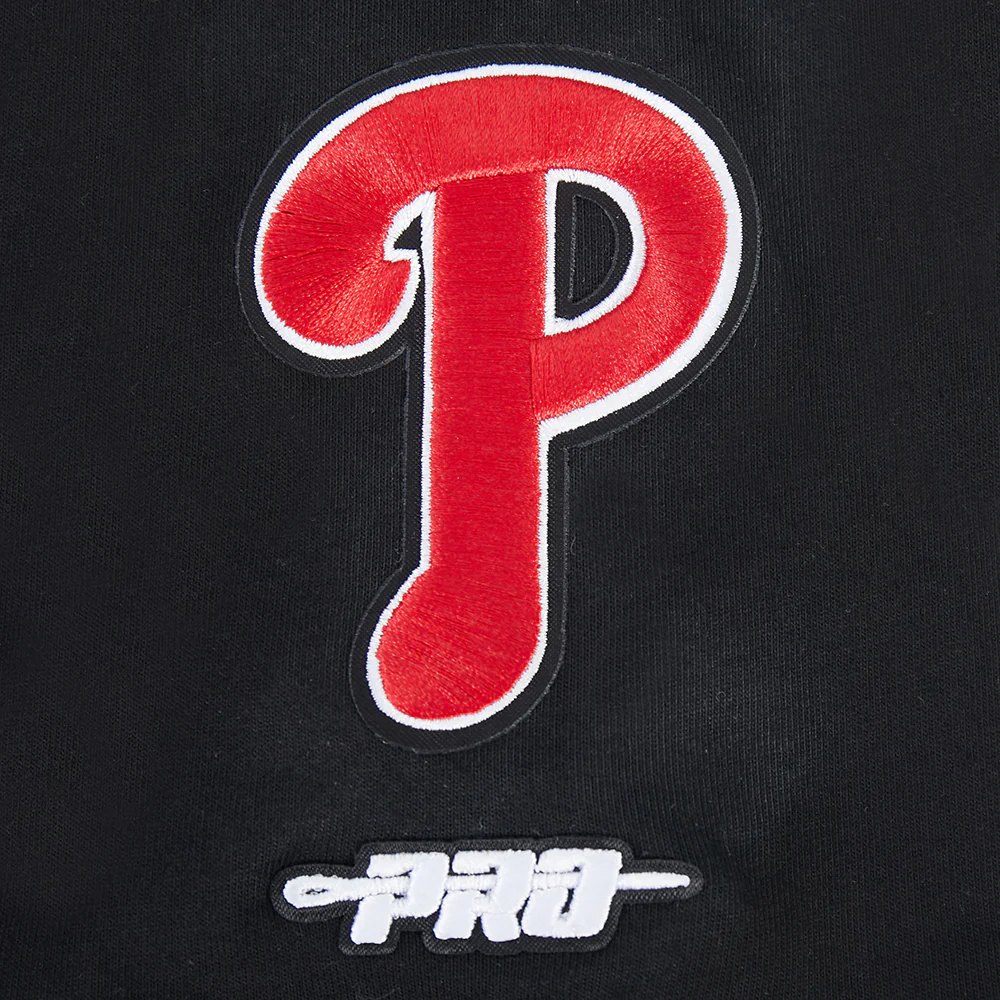 MLB PHILADELPHIA PHILLIES TACKLE TWILL BIG BOYS S/S TOP (BLACK) - Image 6