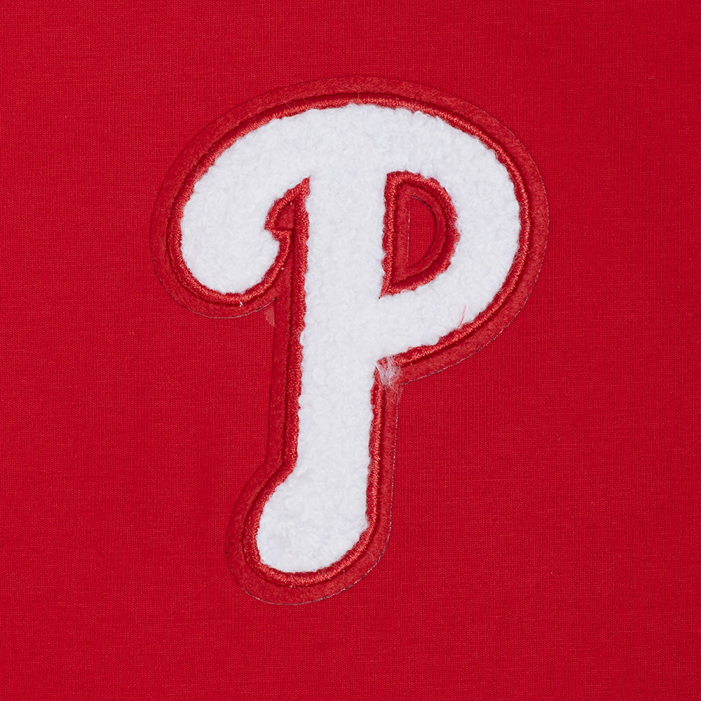 MLB PHILADELPHIA PHILLIES CLASSIC CHENILLE WOMEN'S BODYCON DRESS (RED) - Image 6
