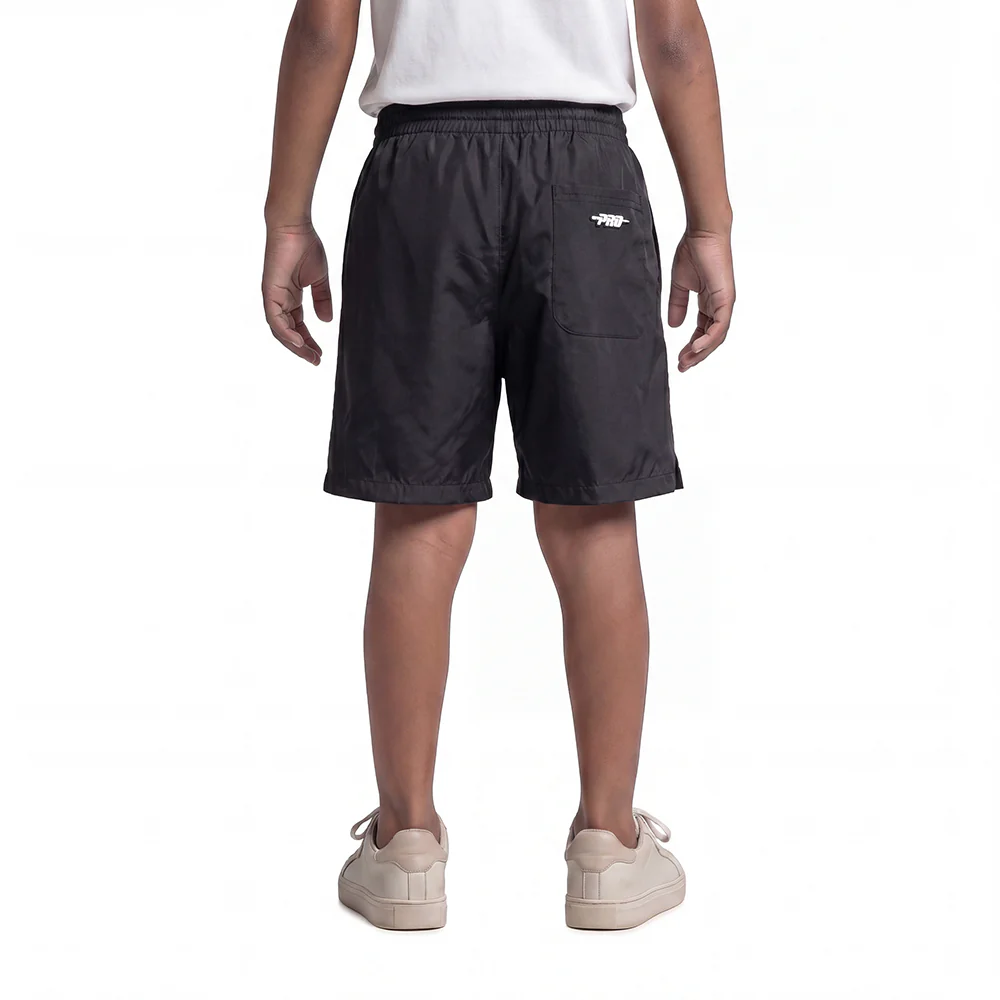 MLB PHILADELPHIA PHILLIES TACKLE TWILL BIG BOYS WOVEN SHORT (BLACK) - Image 2