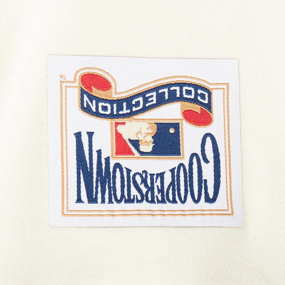 MLB PHILADELPHIA PHILLIES RETRO CLASSIC BIG GIRLS RIB FLEECE CREWNECK (EGGSHELL/ BLACK) - Image 5