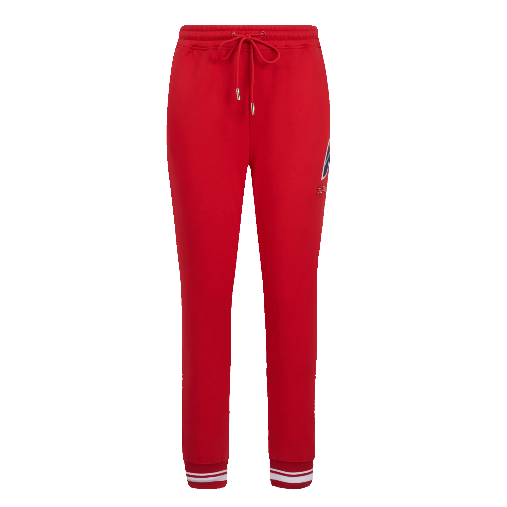 MLB PHILADELPHIA PHILLIES PRO PREP W RIB FLEECE WOMEN'S SWEATPANT (RED) - Image 2