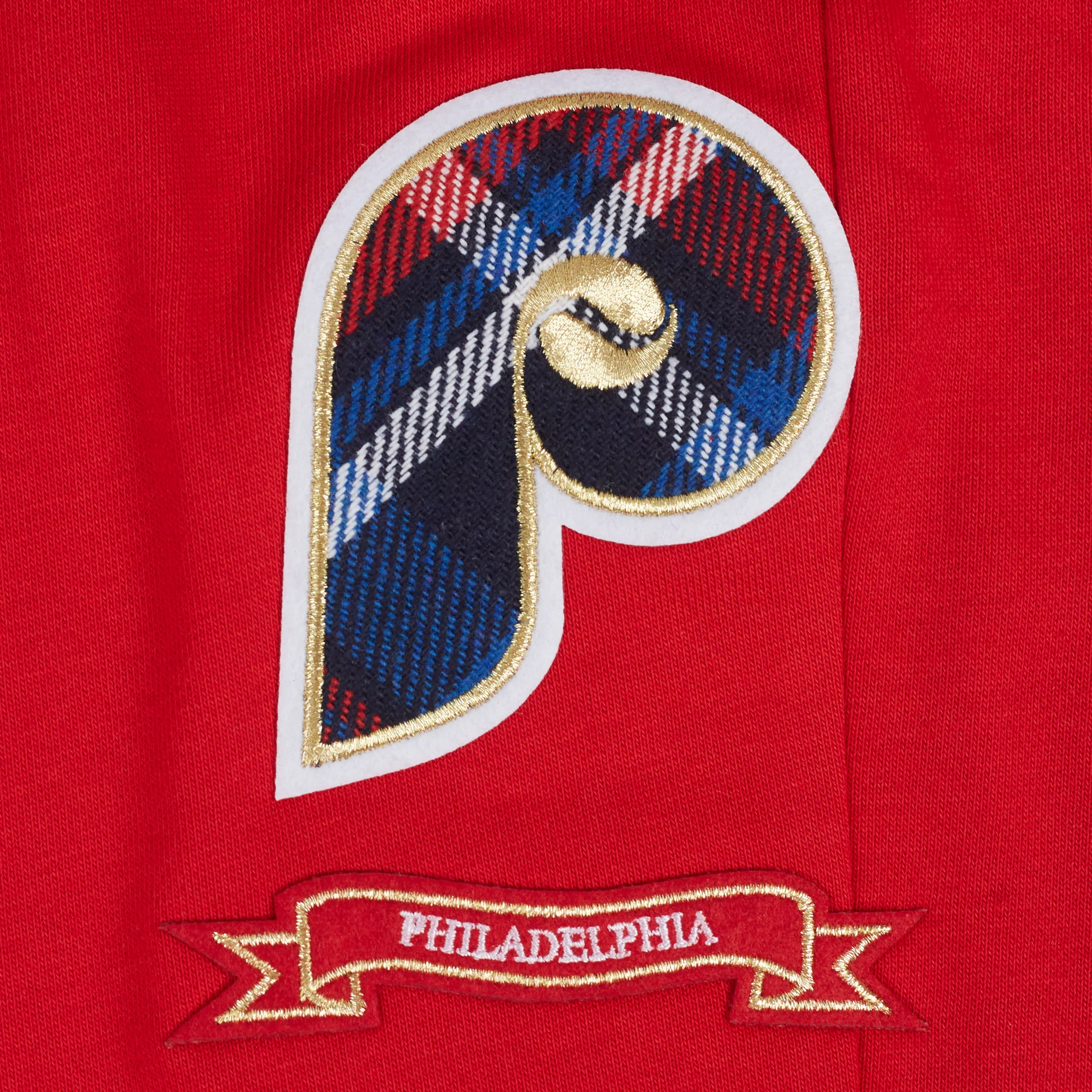 MLB PHILADELPHIA PHILLIES PRO PREP W RIB FLEECE WOMEN'S SWEATPANT (RED) - Image 6