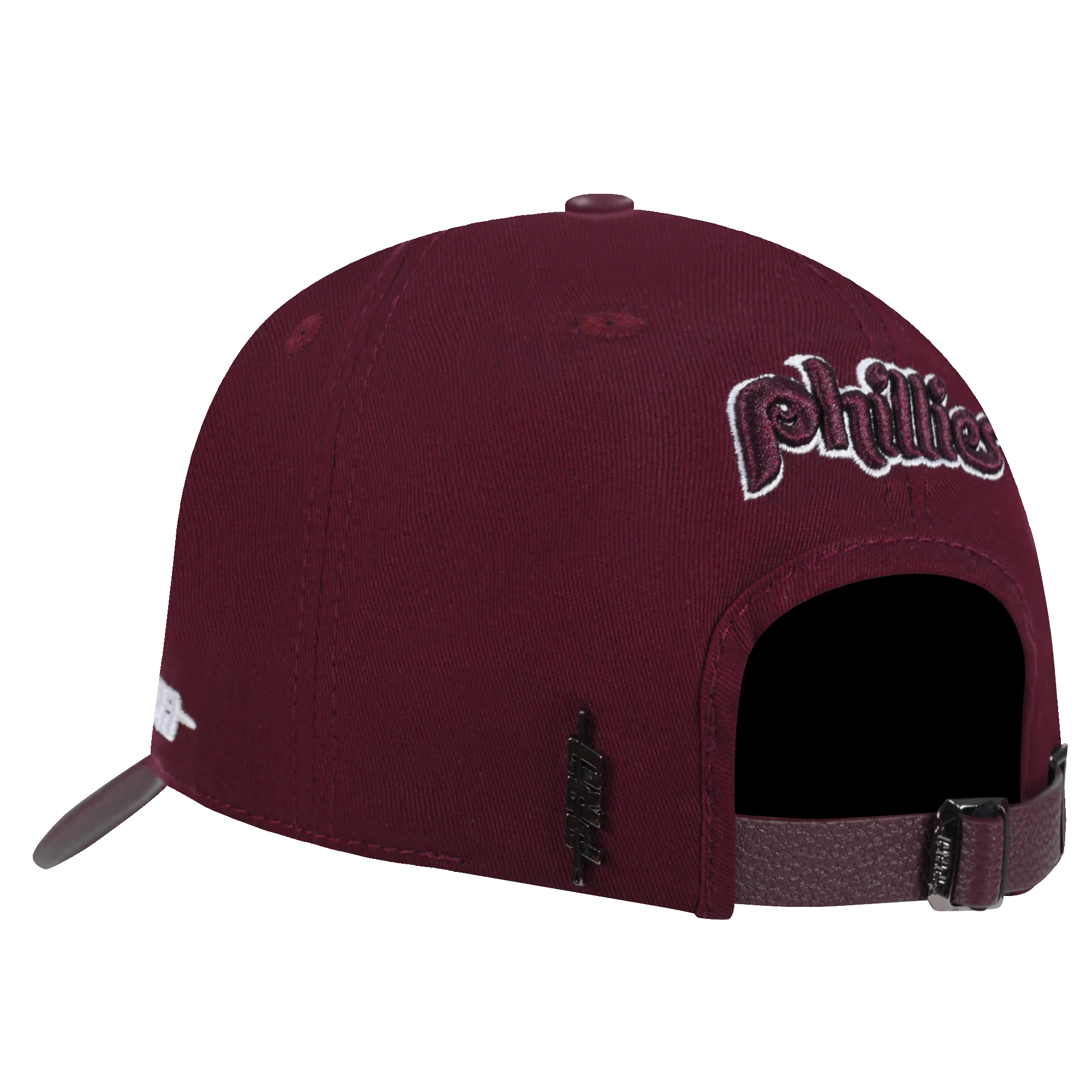 MLB PHILADELPHIA PHILLIES GAME DAY CLASSICS WOMEN'S DAD HAT (WINE) - Image 4