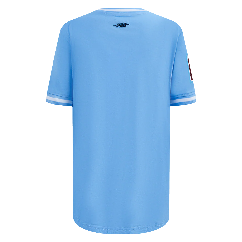 MLB PHILADELPHIA PHILLIES RETRO CLASSIC LITTLE BOYS SHORT SLEEVE STRIPED RIB TOP (UNIVERSITY BLUE) - Image 3
