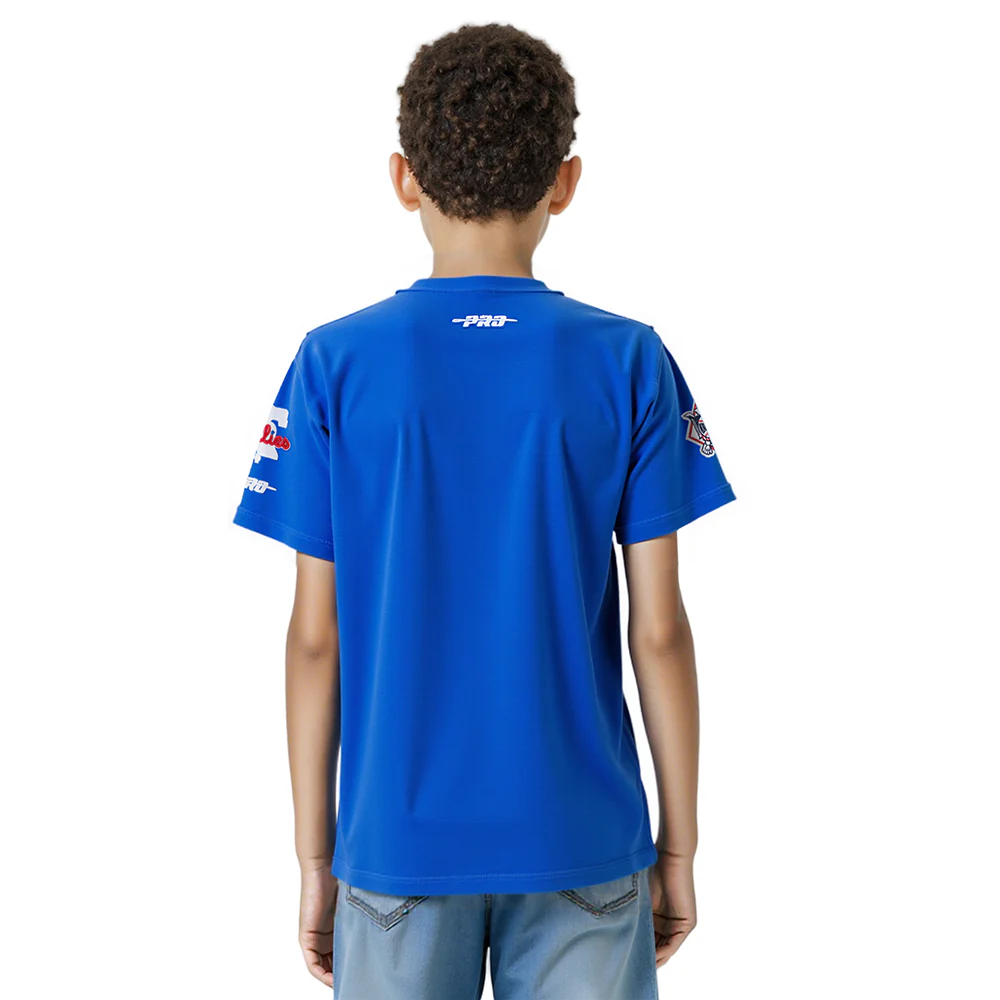 MLB PHILADELPHIA PHILLIES MASCOT LITTLE BOYS S/S TOP (ROYAL BLUE) - Image 2