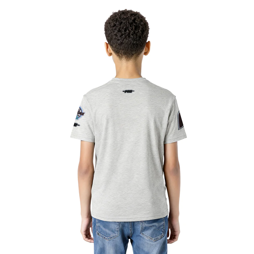 MLB PHILADELPHIA PHILLIES CLASSIC CHENILLE LITTLE BOY'S SS TOP (HEATHER GREY) - Image 2