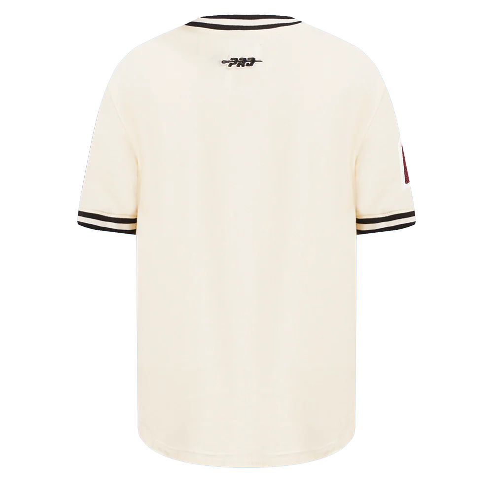 MLB PHILADELPHIA PHILLIES RETRO CLASSIC TODDLER BOYS SHORT SLEEVE STRIPED RIB TOP (EGGSHELL/ BLACK) - Image 3